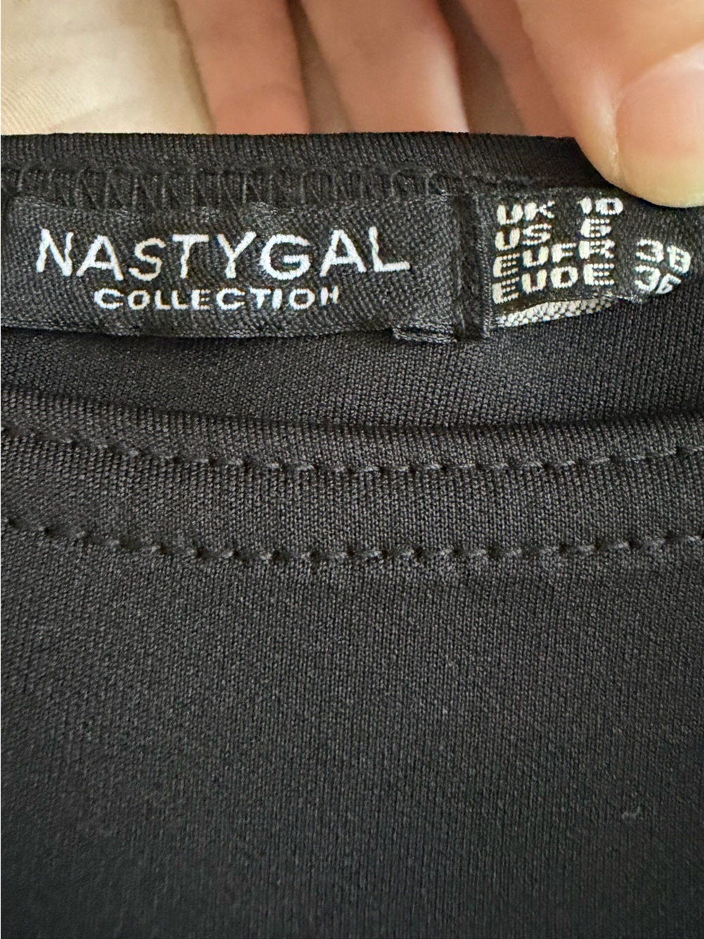 Nasty Gal Black Sleeveless Mini Dress - Picture 2 of 3